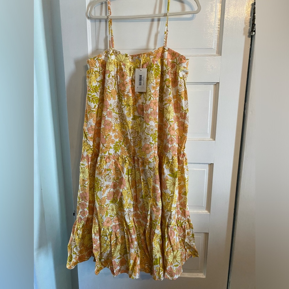 NWT Floral Boho Midi Dress